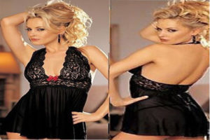 Babydoll Encaje al Cuello