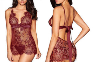 Babydoll Encaje Amarrado