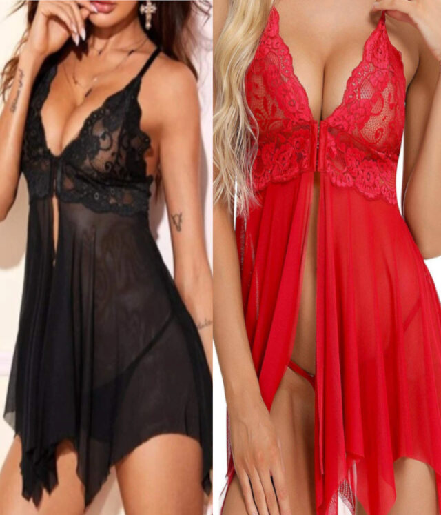 Babydoll Broche Delantero